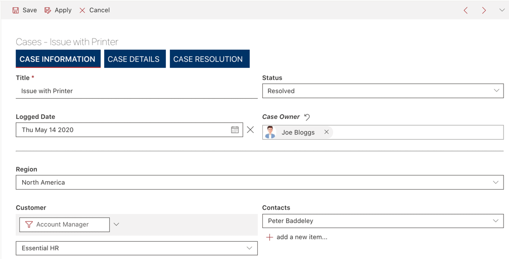 modern SharePoint forms - case management